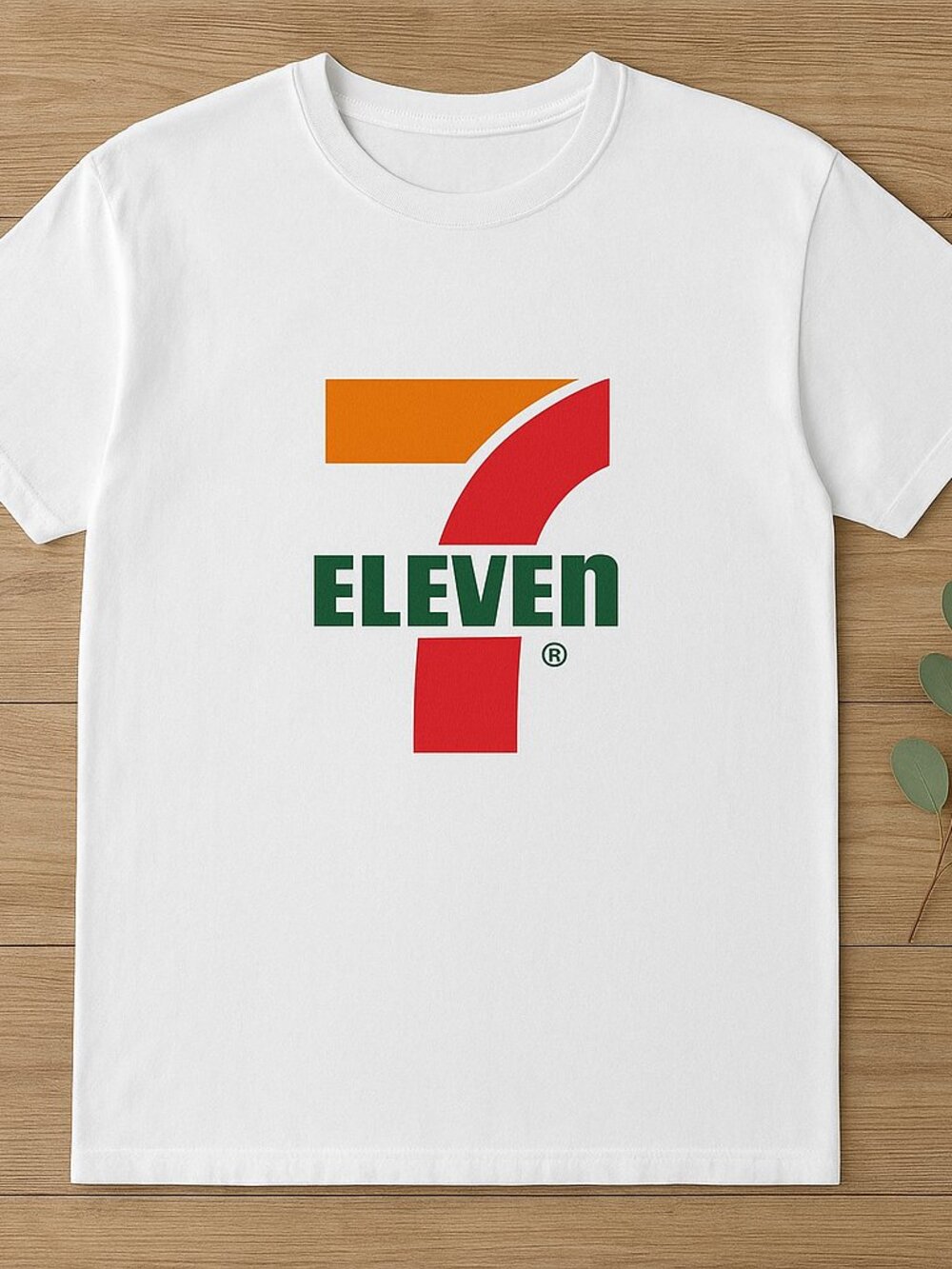 7-Eleven Graphic Tee | Retro Convenience Store Inspired White T-Shirt